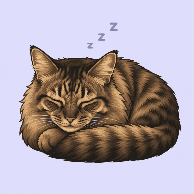 Clio fast asleep at 2 a.m.
